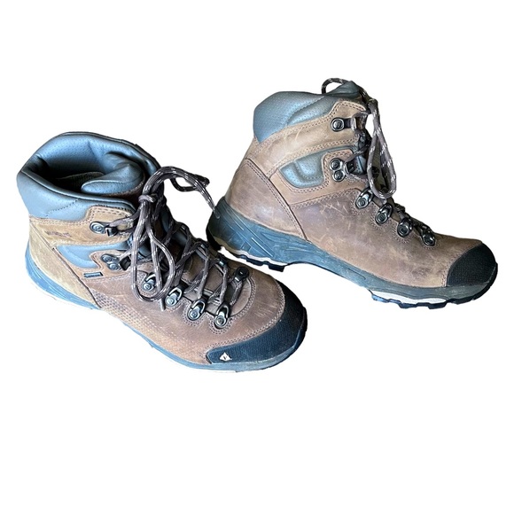 Vasque Shoes - Vasque Genuine Leather Vibram Hiking Boots 8M Brown